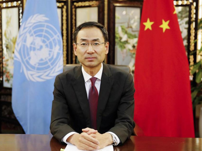 中国常驻联合国副代表耿爽。(网图)