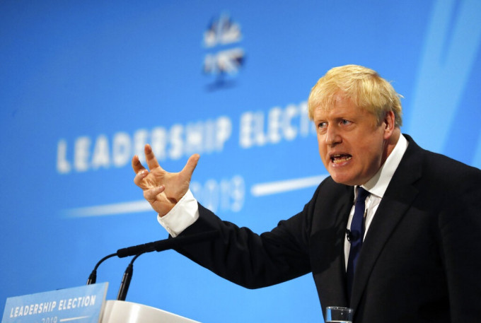 前外相约翰逊（Boris Johnson）胜出。AP