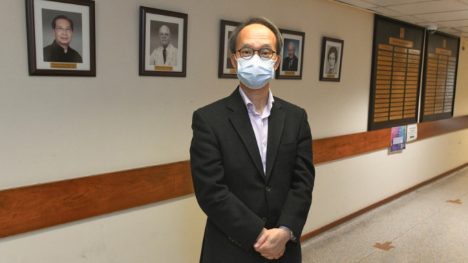 刘宇隆相信幼童接种复必泰疫苗后，患心肌炎的风险可控。资料图片