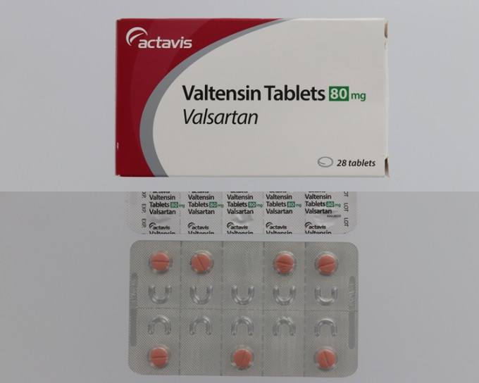 高血压药物Valtensin 含致癌物。医管局图片
