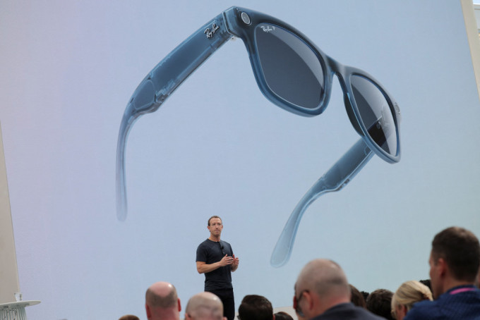 Meta發表新一代智能眼鏡，內置Meta AI。路透社