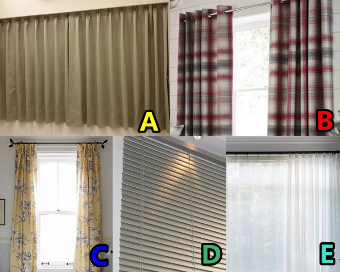 你會選擇哪一種款式的窗簾？