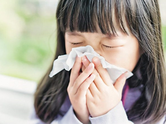 每逢天氣太冷太熱，都會加劇小朋友鼻敏感發作。網圖（示意圖）