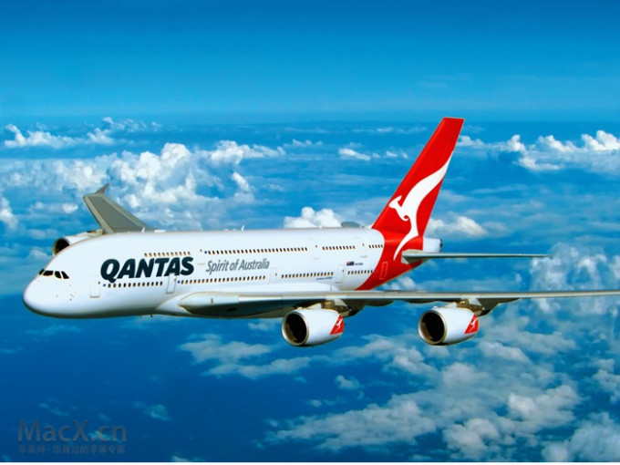 澳洲航空上周赴港客机发生事故。网图