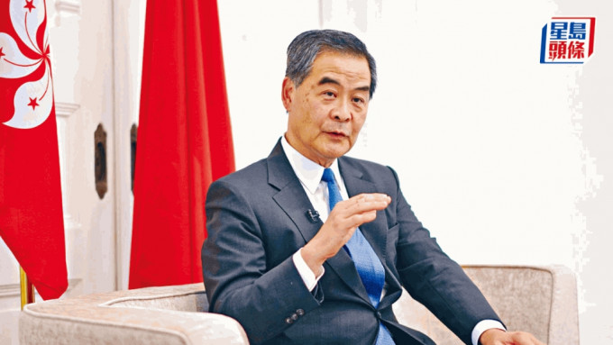 全国政协副主席、前行政长官梁振英。资料图片