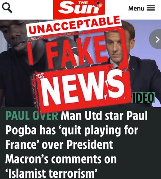 保羅普巴澄清退出法國國家隊傳聞。網上圖片