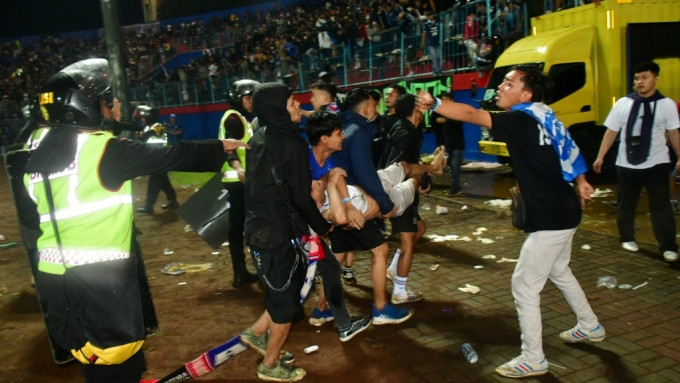 印尼足球賽騷亂死亡人數不斷上升。REUTERS