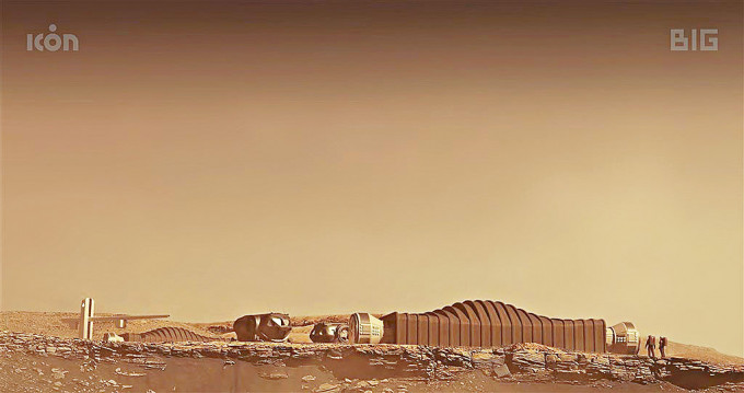 休斯敦詹森太空中心的「阿爾法火星山丘」，由3D打印技術打造。