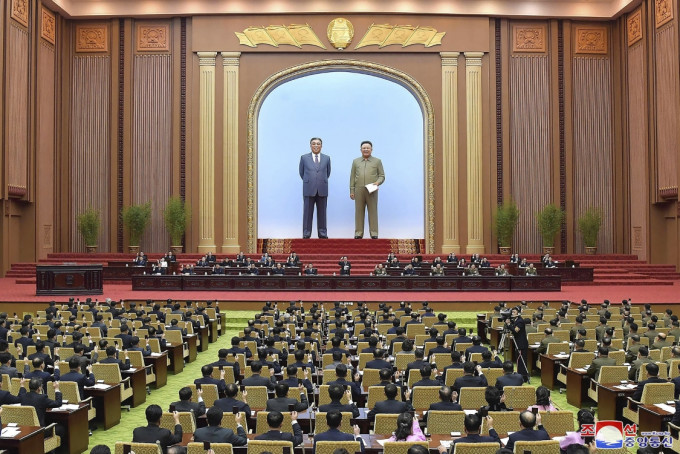 北韩举行最高人民会议任命内阁。（AP/朝中社）