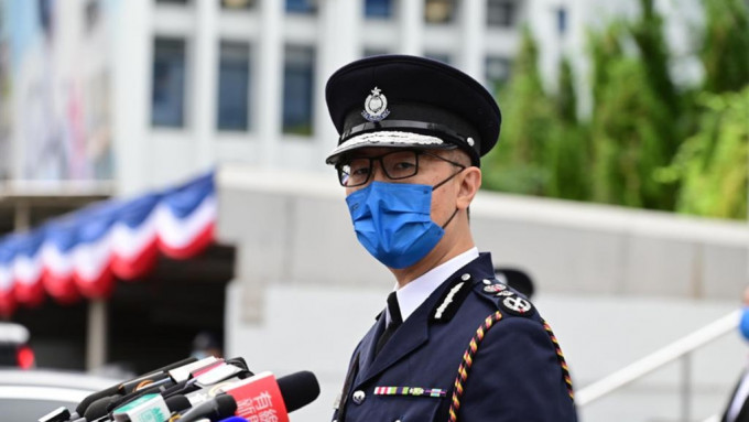 蕭澤頤表示警隊招募存在挑戰。