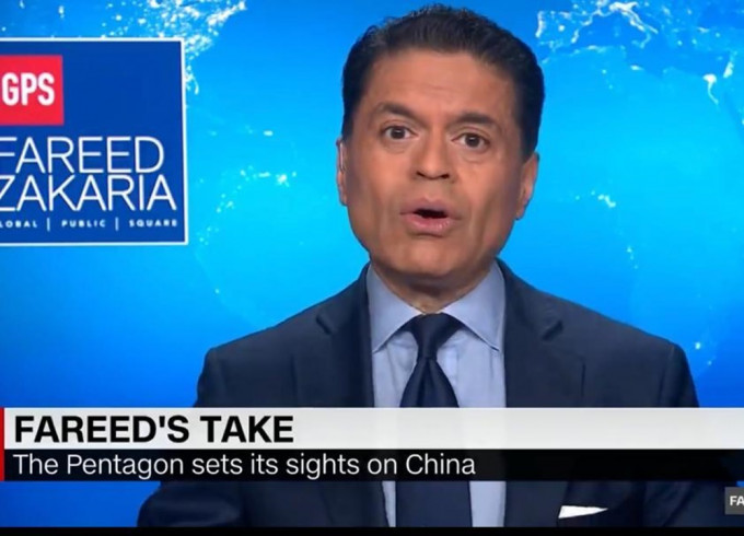 Fareed Zakaria在CNN上大力批评美国国防部大增军费。