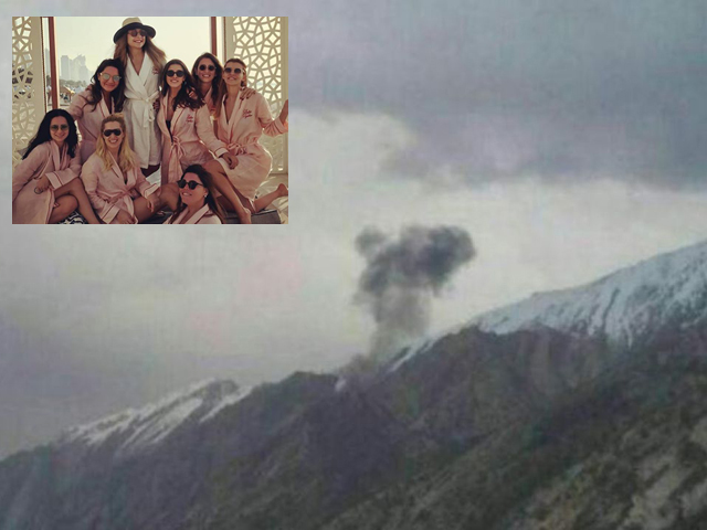 私人飛機在伊朗中部山區墜毀，機上11人全部死亡。 網圖