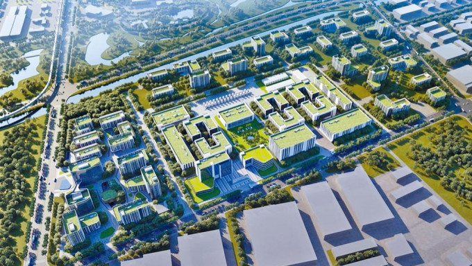 上海首个核酸产业园规划图。