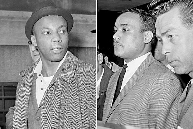 阿齊茲（左）和伊斯蘭在Malcolm X遇刺案中將獲判無罪。