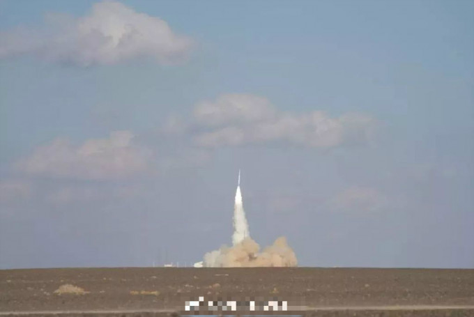 内地民营公司研制的火箭第二次轨道发射失败。  微博图片