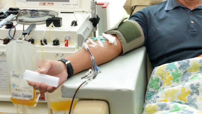 紅十字會指血庫存量僅夠3至4日使用，呼籲巿民捐血。資料圖片