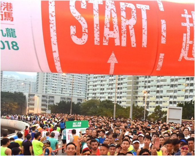 今屆賽事有近1.3萬名跑手參與。
