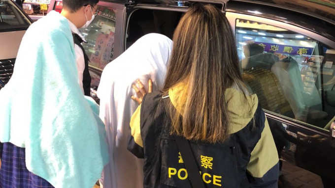 荃灣2女子涉賣淫案被捕。警方圖片