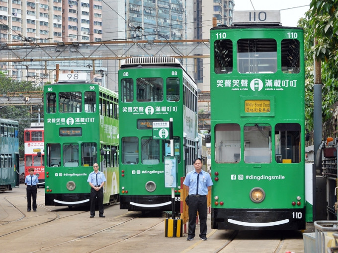 香港電車最近與PANTONE合作，將標誌性的電車綠色，命名為「香港電車綠」（HK Tram Green）。資料圖片