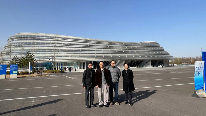 楊潤雄等人繼續在北京訪問行程。政府新聞處圖片