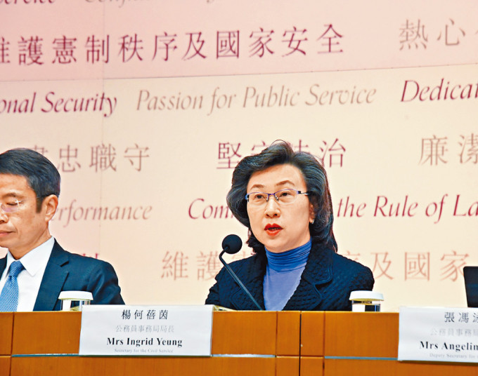 杨何蓓茵指优化公务员纪律机制运作畅顺。