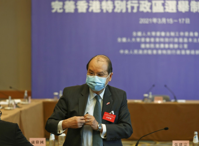 张建宗强调，《决定》对香港选举制度的修改完善只是一个小切口。资料图片