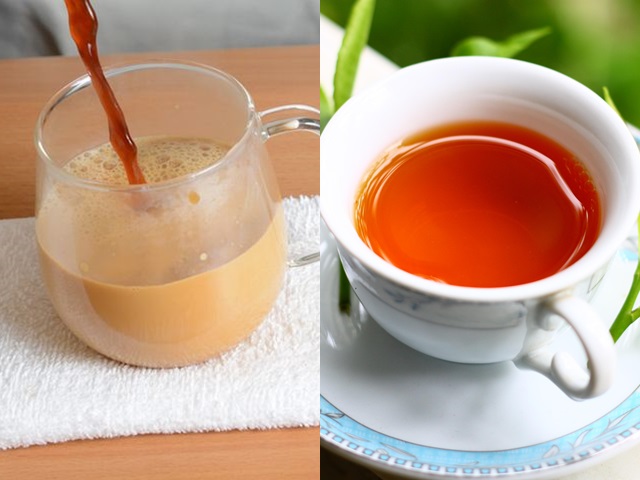 营养师指，红茶加入牛奶后，会失去「抗流感」和「杀菌」两大健康功效。网图