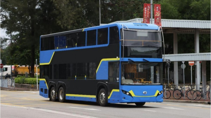 香港首辆氢能巴士交付城巴。汇达交通图片