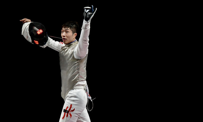 张家朗为香港赢得历来第二面奥运金牌。资料图片