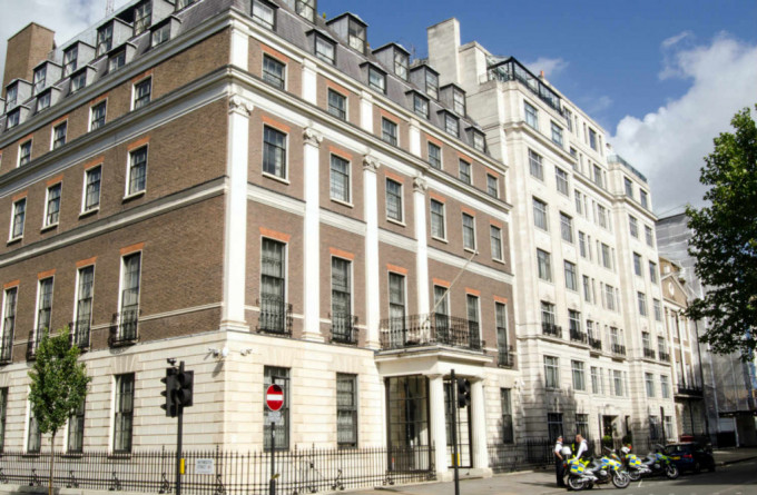 中國駐英國大使館。 網圖