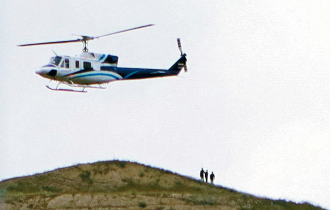 载着莱希的直升机周日在伊朗与阿塞拜疆边境起飞。