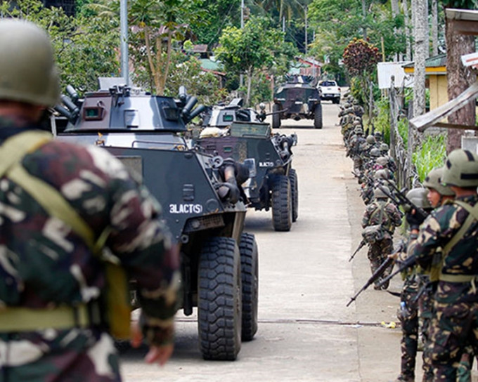 马拉韦市去年5月爆发恐怖分子动乱。AP