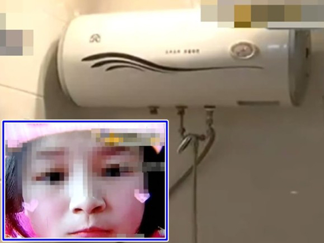 女童（小图）在家中洗澡时不幸触电身亡。家人怀疑是热水器漏电造成。 网图