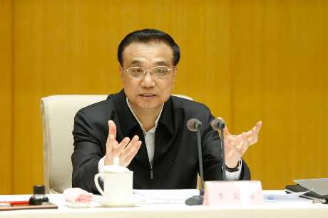 李克強明言「債券通」將於今年內於兩地試行。中新社