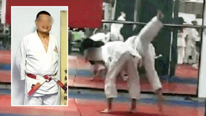 台柔道教練（左小圖）重摔7歲童致死上訴二審被駁回。