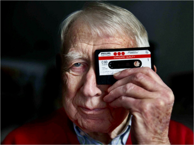 發明卡式錄音帶的荷蘭工程師奧滕斯（Lou Ottens）上周末逝世，享壽九十四歲。網圖