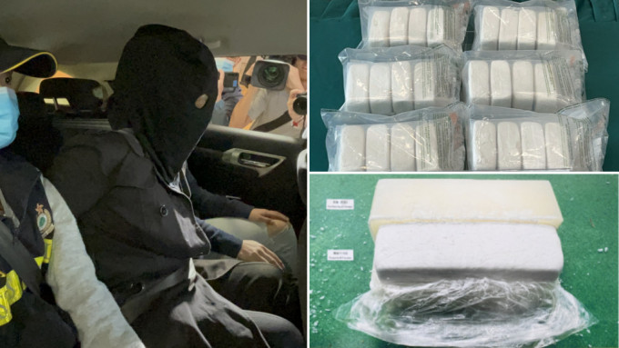 6公斤可卡因僞裝成番梘磚 藏寄艙行李遭截獲 海關拘兩女