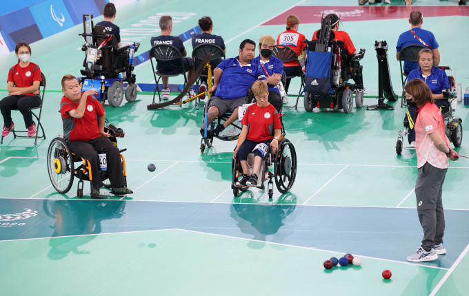 香港隊順利打入決賽，今午二時二十分衝金。 香港殘疾人奧委會暨傷殘人士體育協會圖片