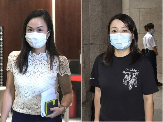 刘小丽(右)申请选举呈请得直，终审法院驳回胜出补选的陈凯欣的上诉申请。资料图片