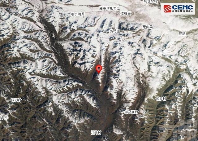 四川甘孜州石渠县晚上发生黎克特制5.6级地震。