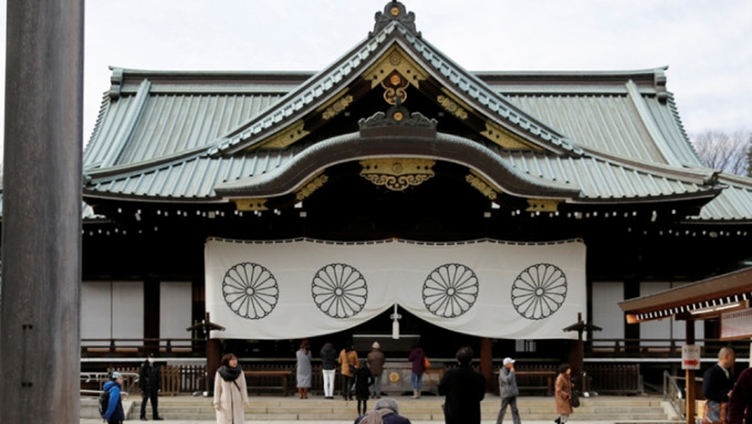 日本靖國神社。AP資料圖片