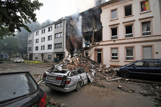 德國西部烏伯塔市一住宅深夜發生爆炸，25人受傷。AP