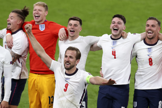 哈利卡尼帶領英軍打入歐國盃決賽。 AP