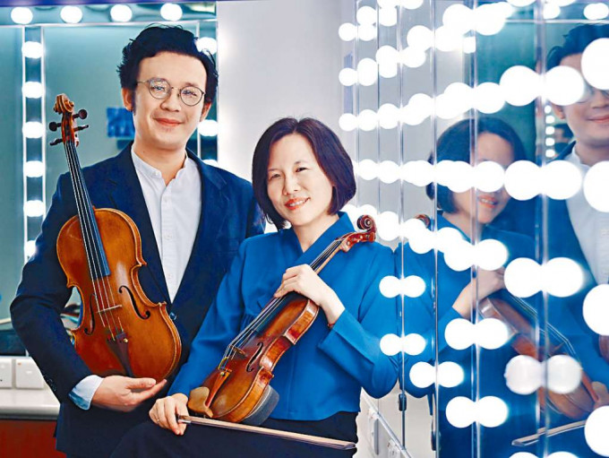 ■乐团首席凌显佑（左）乐见古典与流行音乐互相融合，期待两者融合产生火花。