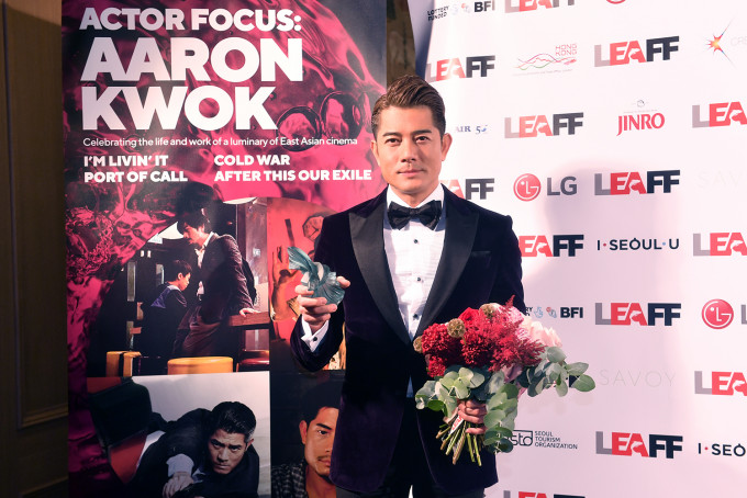 郭富城憑電影《麥路人》獲頒最佳男主角。