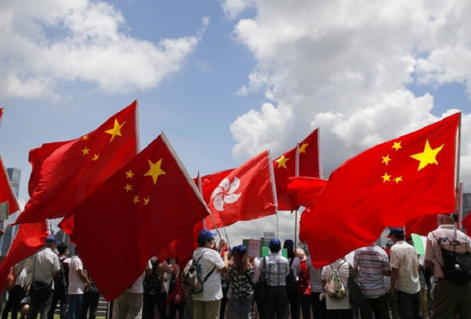港澳办强调绝不允许任何外部势力利用香港进行危害中国国家安全和香港繁荣稳定的活动。AP资料图片