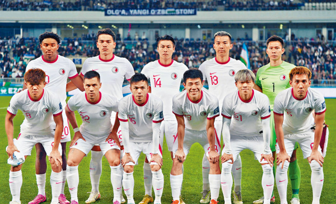 香港队周三晚作客乌兹别克，以0:3见负。