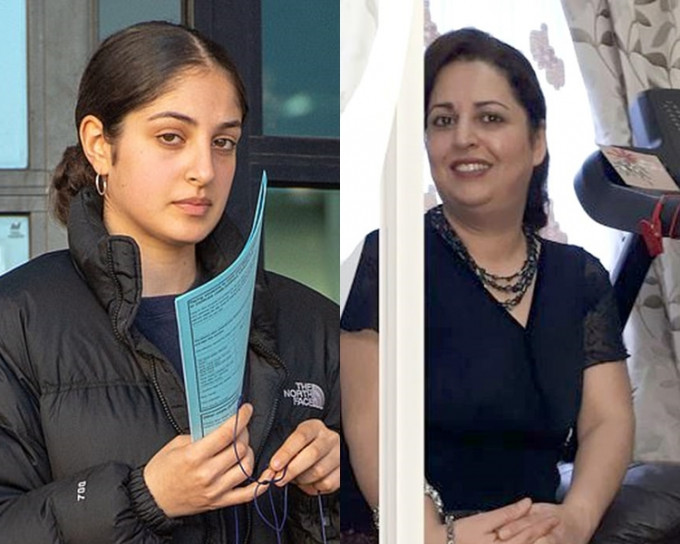 伊朗裔父母（母：右圖）發現18歲女（左）秘密結交男朋友，強逼女兒到診所驗身。網圖