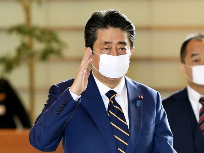 日本首相安倍晋三打算全面扩大实施「紧急事态」至全国。AP图
