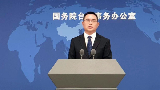 國台辦新任發言人陳斌華今日首次登場。